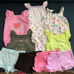 Colorful Baby Onesies Set